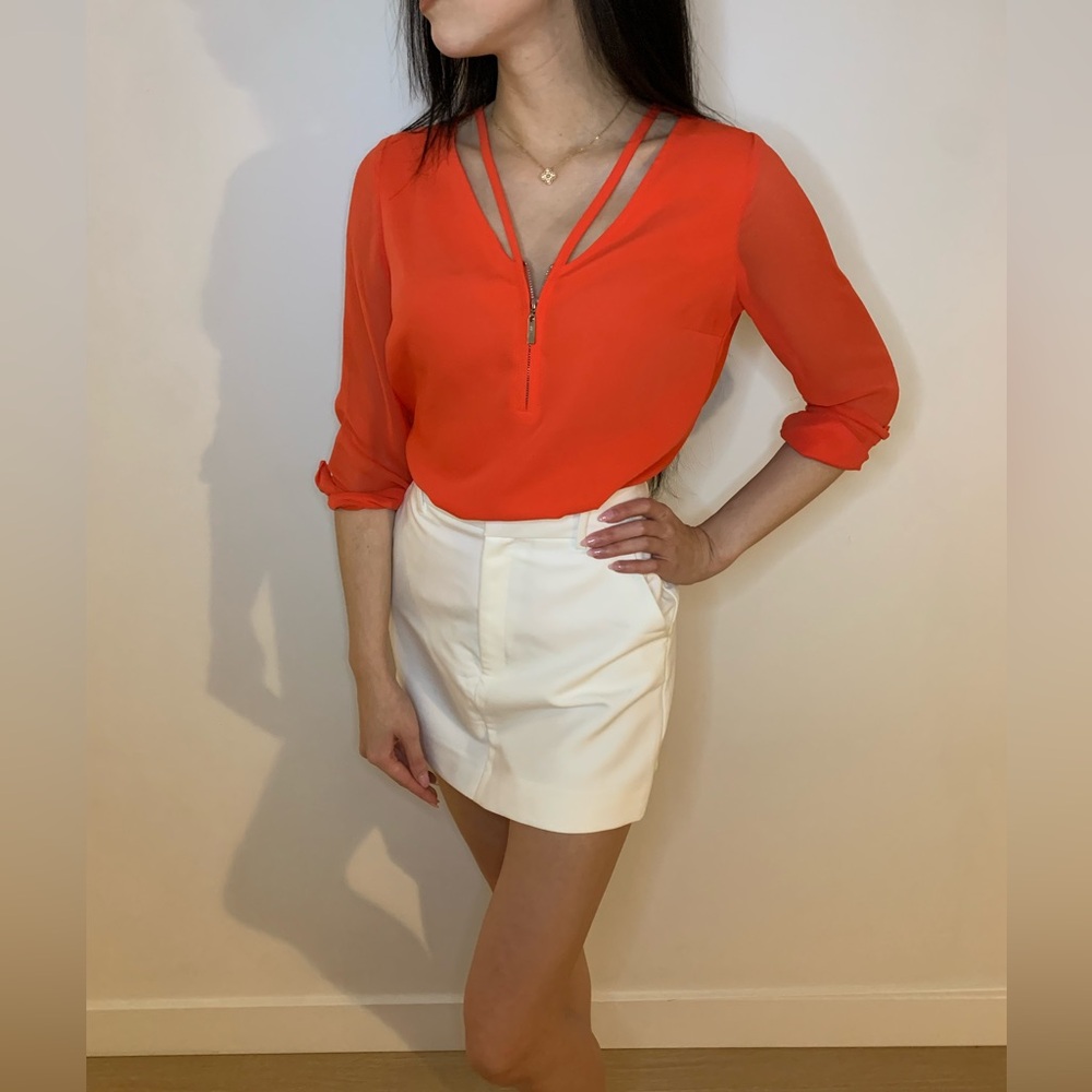 GUESS Zip Blouse